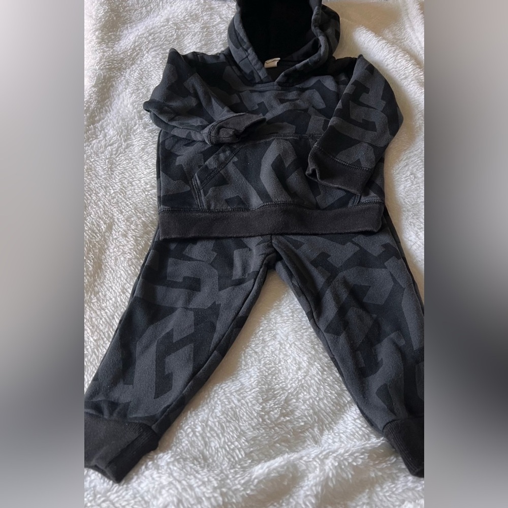 GAP Black Camouflage Kids Joggers